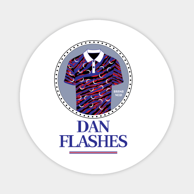 Dan Flashes Zubaz Magnet by YudiDesign